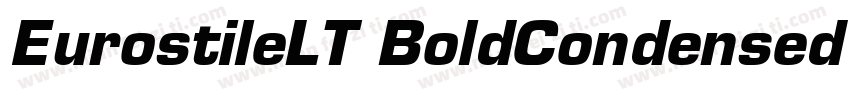 EurostileLT BoldCondensed GBpc EUC 字体转换
